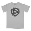 45 RPM Adapter Blackout Relaxed Fit T-Shirt - Silver