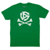 Jolly Roger 45 Adapter T-Shirt - Kelly