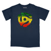 45 RPM Adapter Rasta Relaxed Fit T-Shirt - Navy