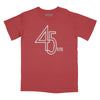 45 RPM Vintage Relaxed Fit T-Shirt - Brick