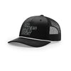 Send Lawyers Guns and Money 5-Panel Trucker with Rope - BLACK/WHITE