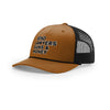Send Lawyers Guns and Money 5-Panel Trucker with Rope - CARAMEL/BLACK