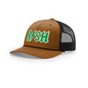 IR/SH 5-Panel Trucker with Rope - CARAMEL/BLACK