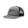 Happiness is a Warm Gun 5-Panel Trucker with Rope - HEATHER GREY/BLACK