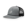 Hello Darkness My Old Friend 5-Panel Trucker with Rope - HEATHER GREY/BLACK