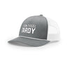 I Don't Feel Tardy 5-Panel Trucker with Rope - HEATHER GREY/WHITE