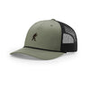 Big Foot 5-Panel Trucker with Rope - OLIVE/BLACK