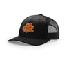 Bigfoot Peace 5-Panel Structured Trucker - BLACK/BLACK