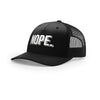 Nope 5-Panel Structured Trucker - BLACK/BLACK