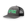 IR/SH 5-Panel Structured Trucker - CHARCOAL/BLACK