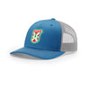 Bushwood Crest 5-Panel Structured Trucker - COBALT BLUE/GREY