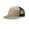 Hello Darkness My Old Friend 5-Panel Structured Trucker - KHAKI/COFFEE