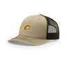 Taco Icon 5-Panel Structured Trucker - KHAKI/COFFEE