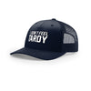I Don't Feel Tardy 5-Panel Structured Trucker - NAVY/NAVY