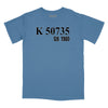 AC/DC Back in Black Catalog Number Relaxed Fit T-Shirt - Slate