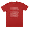 All Work and No Play T-Shirt - Red
