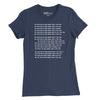 All Work and No Play Womens T-Shirt - Navy