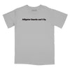 Alligator Lizards Can't Fly Relaxed Fit T-Shirt (Inspired by America) - Silver