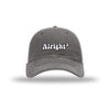 Alright Cubed - Soft Mesh Trucker - GREY