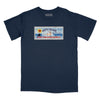 Amity Island Billboard Relaxed Fit T-Shirt - Navy