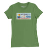 Amity Island Billboard Womens T-Shirt - Leaf