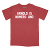 Arnold Is Numero Uno T-Shirt Relaxed Fit T-Shirt (Inspired by Pumping Iron) - Brick