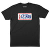 ASSMAN Licence Plate T-shirt - Black