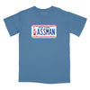 ASSMAN Licence Plate Relaxed Fit T-Shirt - Slate