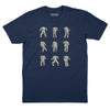 Big Grey Suit T-Shirt (Inspired by The Talking Heads) - Navy