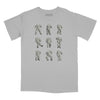 Big Grey Suit Relaxed T-Shirt (Inspired by The Talking Heads) - SILVER