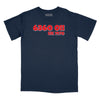 Black Sabbath - Paranoid Catalog Number Relaxed Fit T-Shirt - Navy