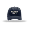 Bourbon Helps - Dad Hat - NAVY