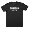 Bourbon Helps T-Shirt - Black