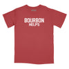 Bourbon Helps Relaxed Fit T-Shirt - Brick