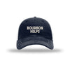 Bourbon Helps - Soft Mesh Trucker - NAVY