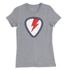 The Bowie Pick Womens T-Shirt - Athletic Heather