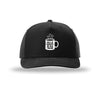 Hello Darkness My Old Friend 5-Panel Structured Snapback Hat - BLACK