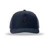 Big Foot Peace Icon 5-Panel Structured Snapback Hat - NAVY