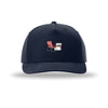 Lawn Chair and a Cooler Icon 5-Panel Structured Snapback Hat - NAVY