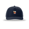 Negroni Icon 5-Panel Structured Snapback Hat - NAVY