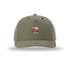 Negroni Icon 5-Panel Structured Snapback Hat - OLIVE