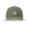 Hello Darkness My Old Friend 5-Panel Structured Snapback Hat - OLIVE