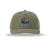 Can You Dig It Album Crate 5-Panel Structured Snapback Hat - OLIVE