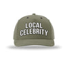 Local Celebrity 5-Panel Structured Snapback Hat - OLIVE