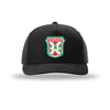 Bushwood CC Crest 5-Panel Structured Snapback Hat - BLACK
