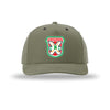 Bushwood CC Crest 5-Panel Structured Snapback Hat - OLIVE