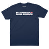 Buy American Drink Bourbon T-Shirt - NAVY