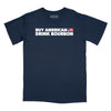 Buy American Drink Bourbon Relaxed Fit T-Shirt - Navy