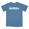 Buy American Drink Bourbon Relaxed Fit T-Shirt - Slate