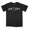 Can't Quit Too Legit Vintage Arch Relaxed Fit T-Shirt - Black